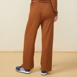 MONROW Supersoft Crop Straight Leg Sweat BROWNSUGAR Flash Sale